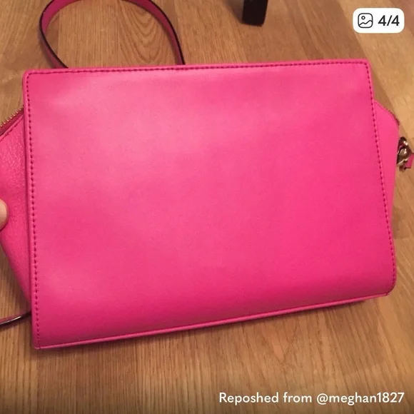 Kate Spade Vibrant Pink and Orange Crossbody Bag - Picture 4 of 4